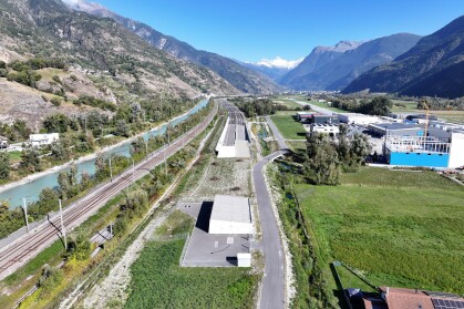 A9 Gedeckter Einschnitt Raron (VS): BSA
